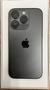 Apple iPhone 14 Pro in space black with three camera lenses on the back and an Apple logo visible