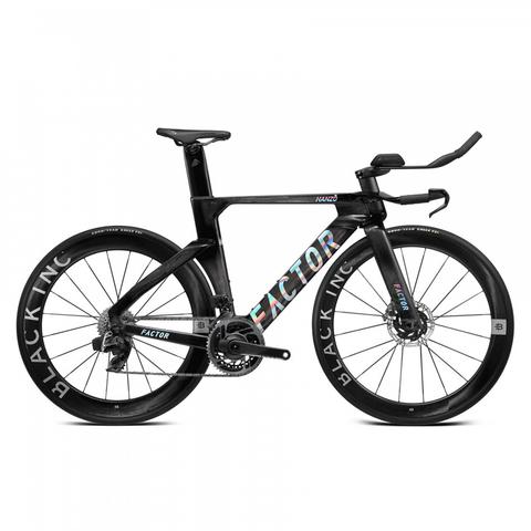 2026 Factor HANZO SRAM Red with Power Meter Carbon Triathlon Road Bike featuring aerodynamic design and advanced components