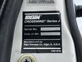 A label displayed on a vehicle showing the model name CROSSWIND Series J serial number J40175 and manufacturing date 07 2013 from Elgin Sweeper Co Elgin IL USA