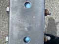 Close-up of a metal plate on a 2003 U-Built Reel Trailer displaying specifications including ball size tongue size and weight capacity