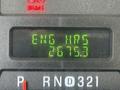 Dashboard display of a 2006 Ford F-550 showing engine hours with a reading of 2675.3