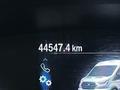 2021 Ford Transit displaying a mileage of 44547.4 km with dashboard icons in view