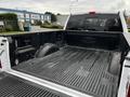 A 2017 Ford F-150 truck bed with a black rubber liner showing wear and slight dirtiness