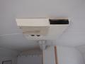 Ceiling-mounted air conditioning unit inside a 2004 Royal 18 Foot Office Trailer