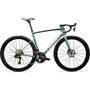 2026 Specialized S-Works Tarmac SL8 Shimano Dura-Ace Di2 road bike in a light green color featuring aerodynamic frame design and high-performance components