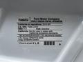 2014 Ford Transit Connect vehicle emission control information label
