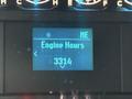 Display screen in a 2018 Ford F-150 showing the text Engine Hours and the number 3314