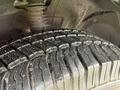 Close-up of a heavily treaded tire on a 2019 Mercedes-Benz Sprinter showcasing its deep grooves and surface texture