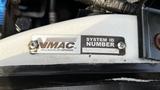 Label on a VMAC vehicle mounted air compressor showing system ID number