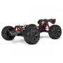 Arrma Kraton 6S EXB BLX RTR 1/8 4WD brushless speed truck in black featuring red suspension components and large off-road tires