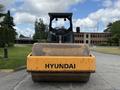 A 2020 Hyundai HR110C compactor with a large roller in the front and the logo prominently displayed on the back