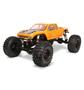 A Redcat Vertex-6 Crawler is a bright orange remote-controlled rock crawler with oversized tires and a detailed body design for off-road adventures