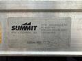A silver metal plaque with the text "SUMMIT BODY & EQUIPMENT INC" and address details including "24 N.E. MIDDLEFIELD ROAD" and "PORTLAND OREGON 97211"