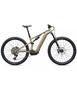 2027 Specialized Turbo Levo R Comp Alloy Electric Bike featuring a sleek design with a beige frame and rugged tires designed for mountain biking