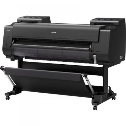Canon Image PROGRAF PRO-4000S 44-inch professional printer with a sleek design and a roll holder for large format printing