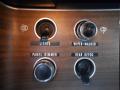 Control panel of a vintage Dodge Challenger featuring knobs for lights panel dimmer wiper washer and rear defog