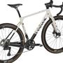 2025 Canyon Grizl CF SLX 8 Di2 GRC road bike featuring a sleek design with a light frame sharp geometry and knobby tires designed for gravel riding