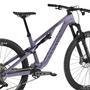 2025 Canyon Neuron CF 8 Mountain Bike featuring a sleek purple frame, full suspension system, and durable tires designed for off-road trails and rugged terrain