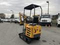 2024 AGT Industrial MX12R Mini Excavator with a yellow and black design featuring a cab and tracks designed for compact excavation work