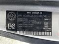 2018 Mercedes-Benz Metris vehicle identification label displaying VIN and weight rating information