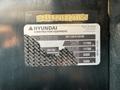 A label on a piece of construction equipment detailing specifications and product identification for a 2020 Hyundai HR110C