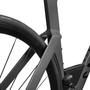 2025 Canyon Speedmax CF 7 Di2 AR1600 Road Bike showcasing the sleek frame design and rear wheel attachment with an aerodynamic profile