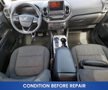 Interior view of a 2023 Ford Bronco Sport showcasing the dashboard steering wheel and front seats