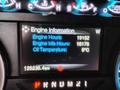 Dashboard display of a 2018 Ford F-550 showing engine information including engine hours idle hours and oil temperature