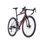 2026 BMC Teammachine SLR 01 ONE Carbon Performance Race Road Bike featuring a sleek black and red design with drop handlebars and disc brakes