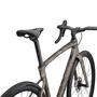 2025 Specialized S-Works Roubaix SL8 road bike featuring a camouflage design with SRAM RED AXS components and aerodynamic frame geometry