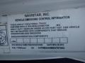 A vehicle emissions control information label for a 2014 International Durastar listing vehicle details and compliance information with regulations