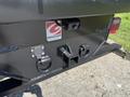 A 2019 Ford F-550 pickup truck with a dark rear bumper featuring a towing hitch and mounting points for accessories