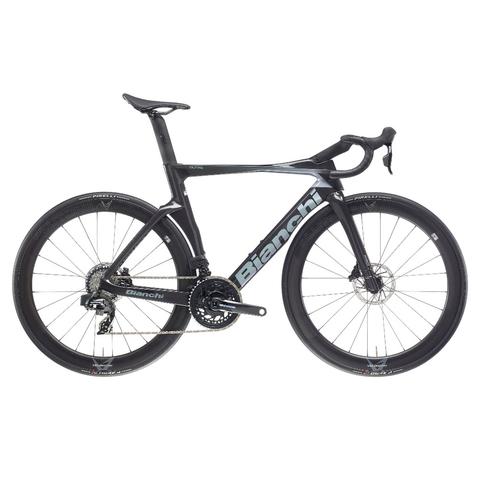 2026 Bianchi Oltre Pro SRAM Force AXS Carbon Aero Road Bike featuring aerodynamic design and high-performance components