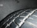 Close-up of a tire tread from a 1974 Dodge Challenger displaying detailed patterns and grooves