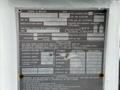 Label plate of a 2012 Ford F-450 SD outlining specifications and capacity ratings for the vehicle and its hydraulic system