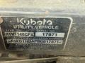Label of a 2011 Kubota RTV 1140 CPX utility vehicle displaying the type serial number and production information
