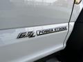 Close-up of a 2018 Ford F-550 badge featuring the text 6.7L Power Stroke on a white truck body