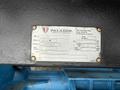 A metal identification plate attached to a 2020 Genie GTH-5519 with details including part number serial number model year and specifications