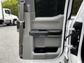 Interior view of the driver's side door of a 2017 Ford F-250 featuring a gray panel with a door handle and storage compartment