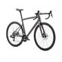 2024 Specialized Tarmac SL8 Expert Road Bike featuring a sleek gray frame aerodynamic design dropped handlebars and disc brakes