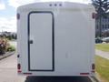 A white 2004 Royal 18 Foot Office Trailer with a single door on the side and no visible windows