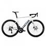 2026 Factor MONZA Shimano Carbon Performance Road Bike with a sleek white frame aerodynamic design and high-performance components