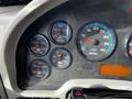Dashboard of a 2008 International 7500 featuring gauges for RPM water engine oil and transmission temperature with an odometer display