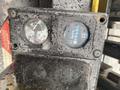 A Hyster S80XLBCS display panel showing gauges for oil pressure and operating hours with a water droplets covering the surface