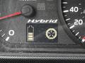 Dashboard display of a 2014 Hino 195 showing hybrid battery icon and cooling system indicator
