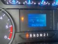 Dashboard display of a 2017 Ford F-550 showing fuel level distance to empty and odometer reading