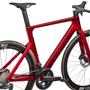 2025 Canyon Aeroad CF SLX 8 Di2 Road Bike featuring a sleek red frame high-end components and aerodynamic design suitable for competitive cycling