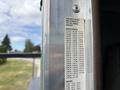 A metallic label attached to a 2013 Kenworth T370 displaying patent information with listings for the United States and Mexico