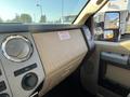 Interior view of a 2014 Ford F-350 SD dashboard featuring the Super Duty emblem and control knobs