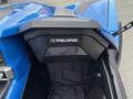 Close-up of the interior compartment of a 2020 Polaris Slingshot showing the Polaris logo on the dashboard